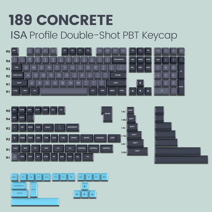 168 Keys Double Shot PBT Keycap Custom WOB Keycap Cherry Profile Keyboard Keycaps for Cherry Gateron MX Switches Gaming Keyboard