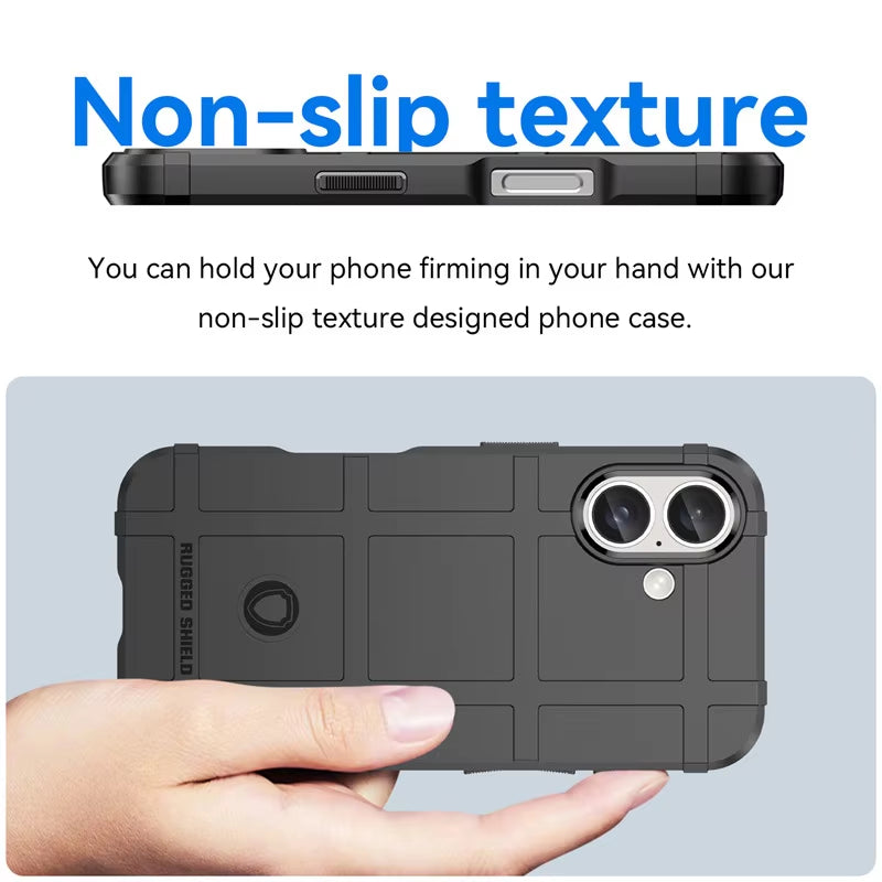 For  16 Case for Apple  16 plus 16 Pro Max Cover Shockproof Armor Rubber Protective Phone Back Cover for  16