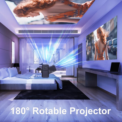 Android 11 390ANSI HY320 Projector 4K Native 1080P Dual Wifi6 BT5.0 Cinema Outdoor Portable Projetor Upgrated HY300